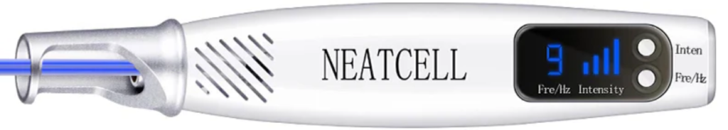 Neatcell picosecond laser pen for at-home dark spot removal, tattoo fading, and professional skincare results without the medspa